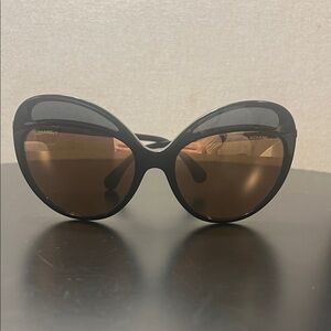 Authentic CHANEL Black Frame with gold lenses and temples 5379-A c501/4Z